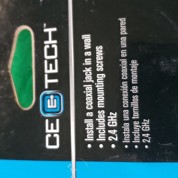 CE Tech Coaxial Wall Plate & Leviton Preferred Medium 3/8" Wall Plate New - Picture 5 of 8